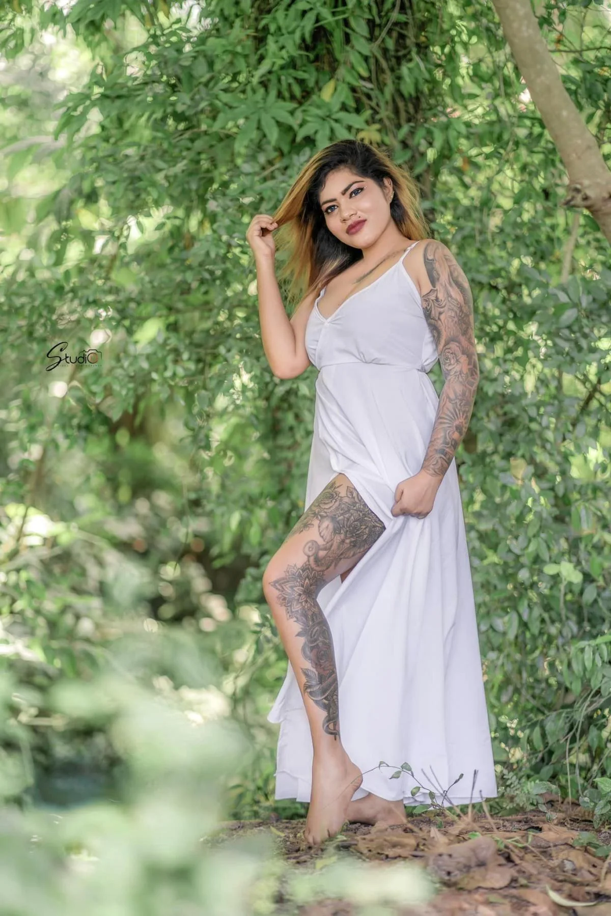 Tatoo Girl - Sri Lankan Photoshoot Gallery (2)